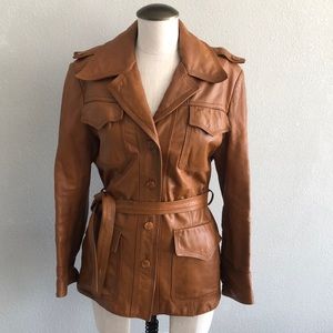 Vtg 1970’s Wilson’s Women’s Leather Jacket S / M